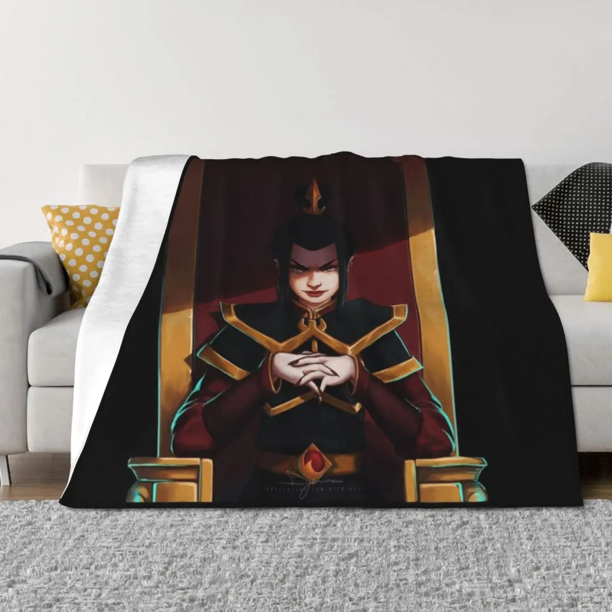 

the last airbender - firelord azula Throw Blanket Blankets For Baby valentine gift ideas Vintage cosplay anime Blankets