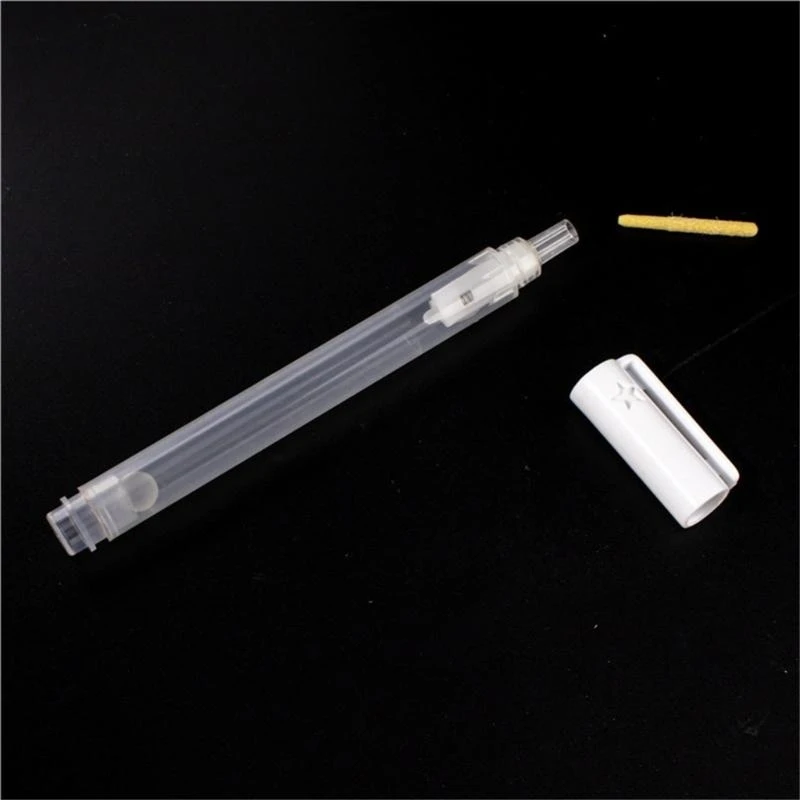 W89C 2PCS 리필 가능한 빈 페인트 펜 3mm 미세한 팁 종이 나무 세라믹 금속 직물에 페인팅을위한 빈 페인트 마커