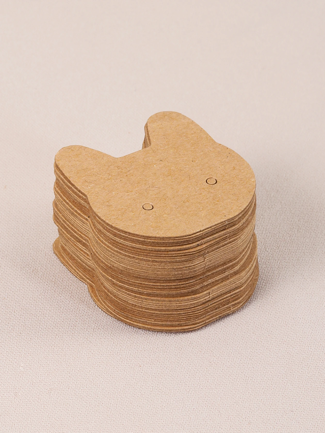 50 Stück 3,5 x 3,5 cm Katzen-Ohrringe, Ohrstecker, Grafikkarte für Halsketten, Schmuck, Verpackungen, Kartons – Detail 6