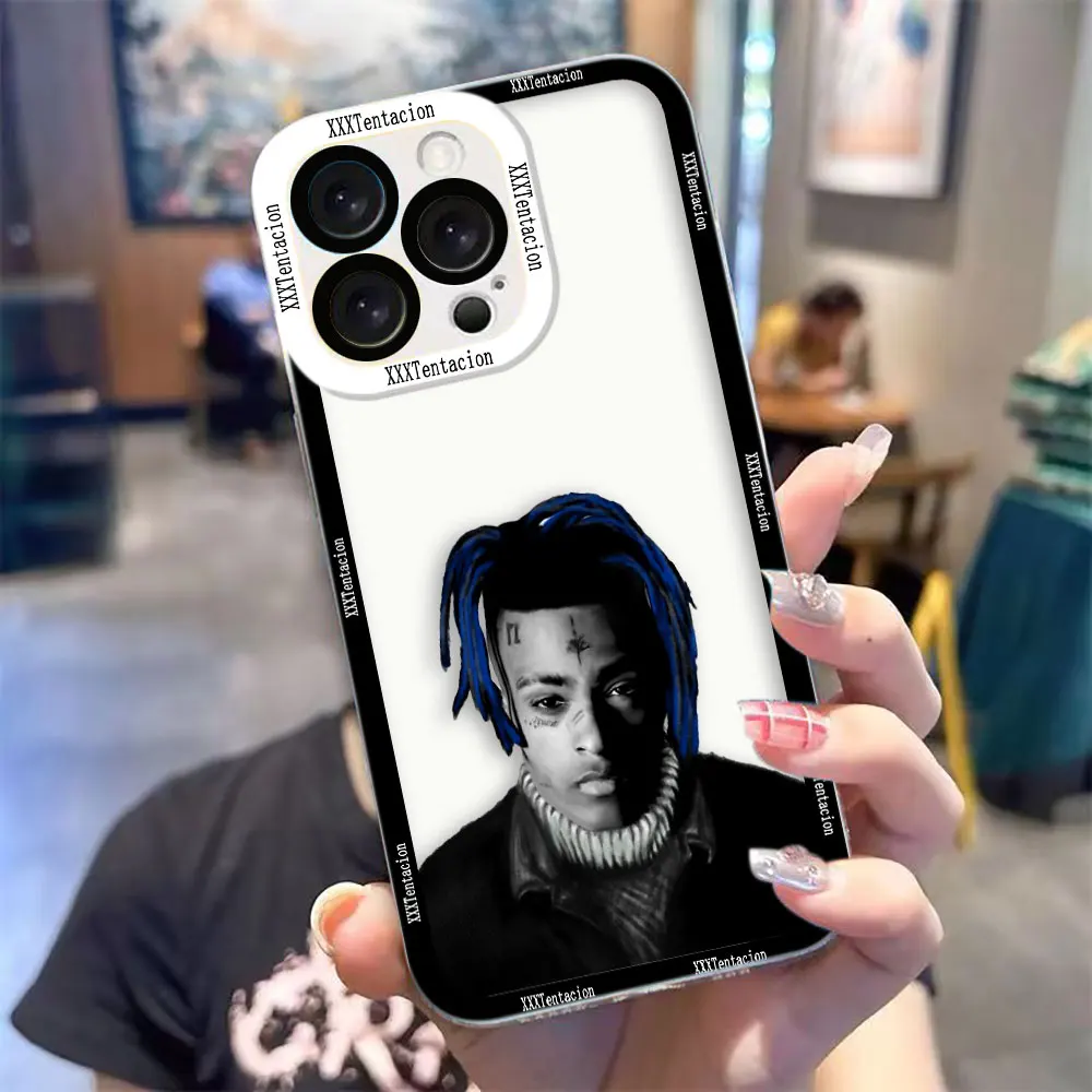 Funda transparente para teléfono Infinix TECNO POVA 2 4 3 5 SMART 6 7 8 NOTE 10 11 12 30I 50 CAMON 20 30 40, funda protectora Rapper X-XXXTentacion