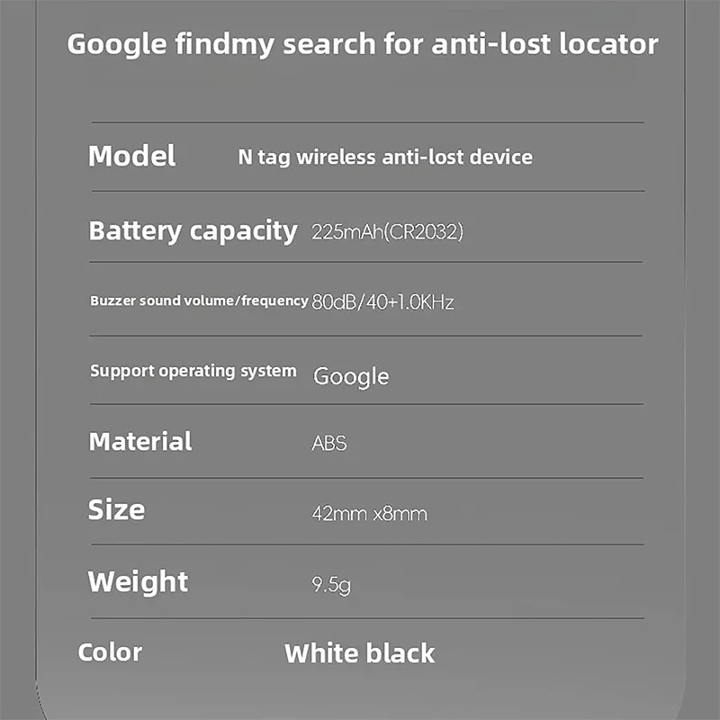 

4 шт. Bluetooth-локатор с Android Google Find My Device Anti-Lost GPS-трекер Портативный трекер сигнализации Smart Finder Работа