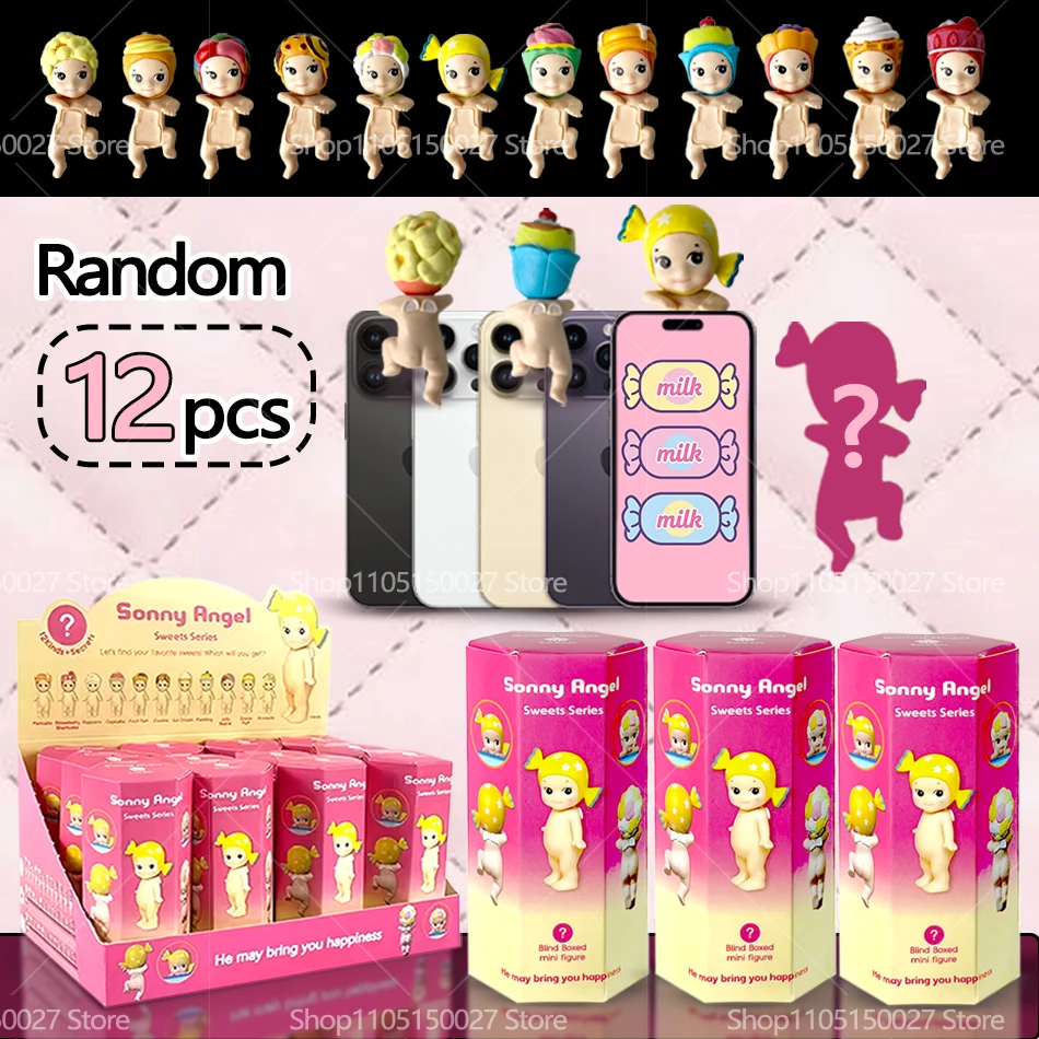 HOT NIEUWE Leuke Mysterieuze Verrassing Speelgoed Anime Model Pop Kinderen Geschenken Blind Box Angel Liggen Actiefiguren Blind box