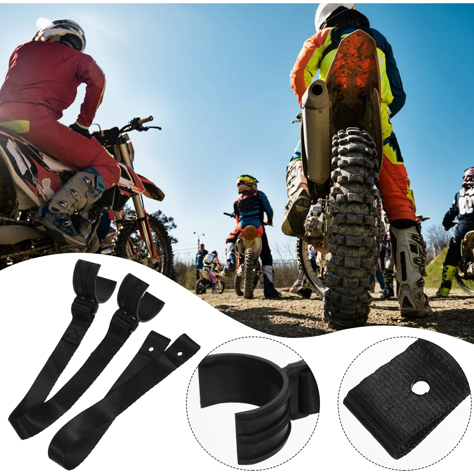 

Rescue Belt Motorbike Trailer Straps Off Road Vehicles Tow Strap Leading Traction Rope Durable Safety Band Car Trailer Outdoor