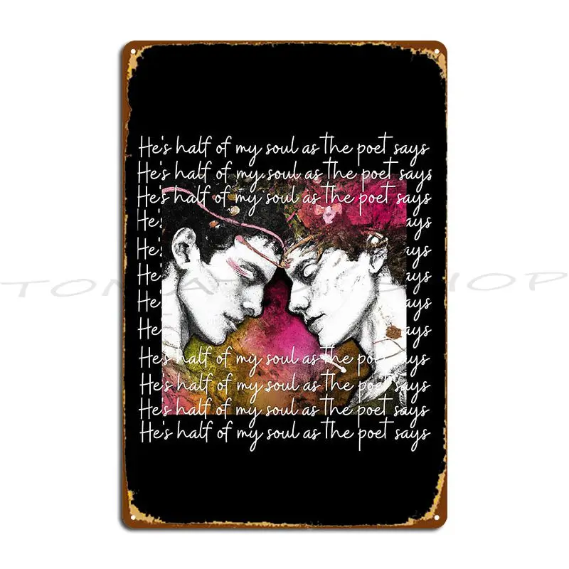 The Song Of Achilles The Love of Achilles Metal Sign Wall Mural Club Bar Kitchen Home Custom  Tin Sign Poster