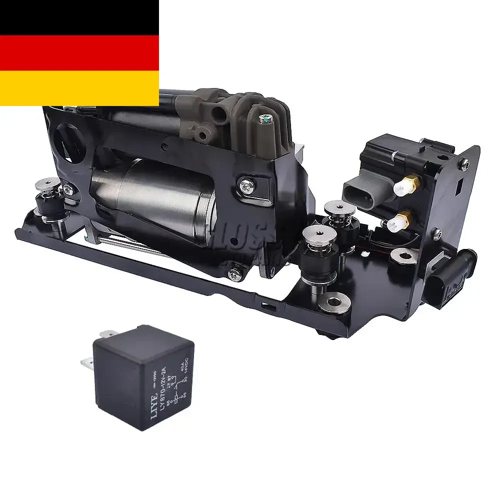 Image of AP03 Luftfederungskompressor + Ventilblock + Halterung + Relais für BMW 5er F07 F11 7er F01 F02 F04 520d 530d 535i 750i 37206875176