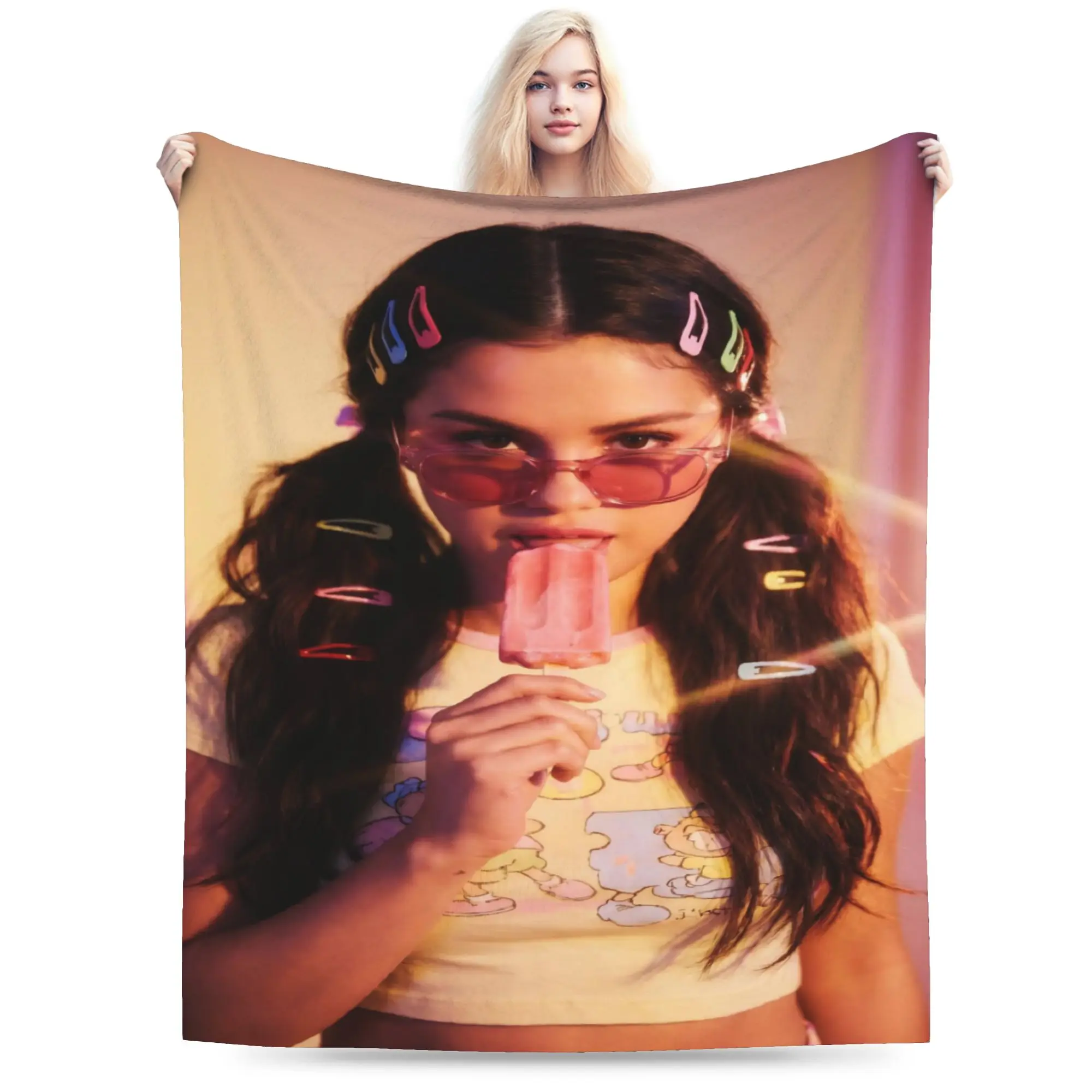Selenas Gomezs I Said I Love You First Stuff Blankets Ultra-Soft Fleece  Throw Blankets Relax Plush Thin Quilt