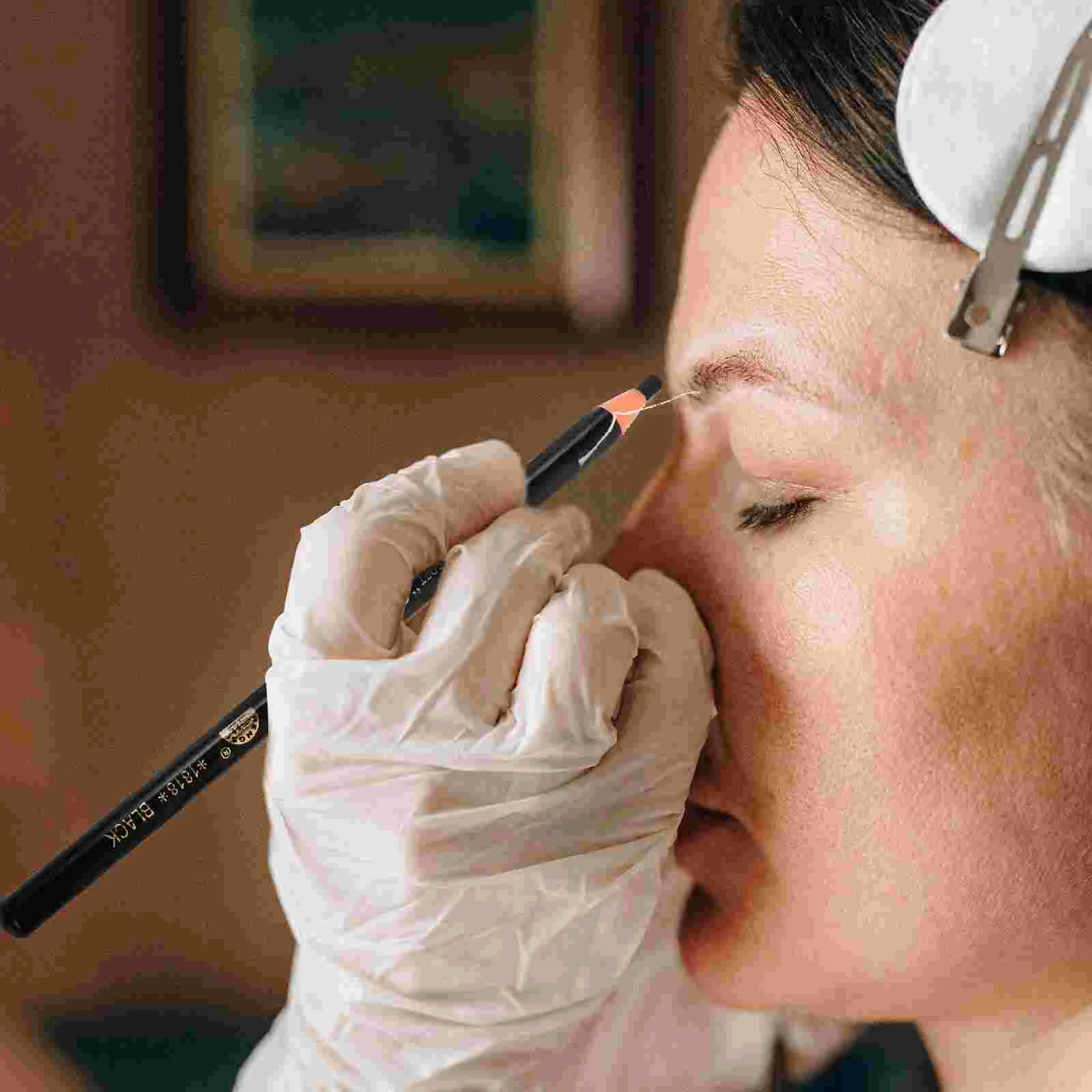 Delineador de ojos resistente al agua tipo marrón dibujo ceja herramientas para uñas lápices de belleza plomo de maquillaje de luz oscura