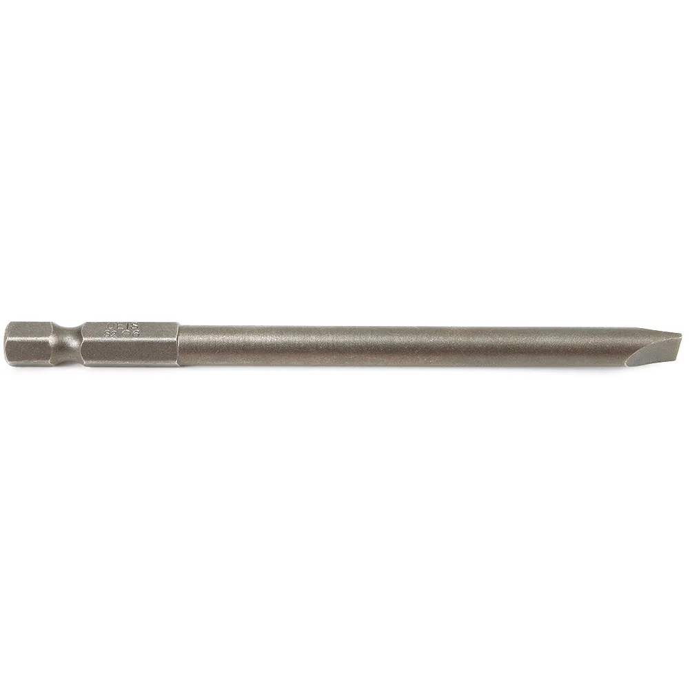 1 4  Screwdrivers Bits 100mm 3mm-6mm 4 Flat Hex Magnetic Alloy Steel Shank Slotted Workshop Equipment Hot Nice