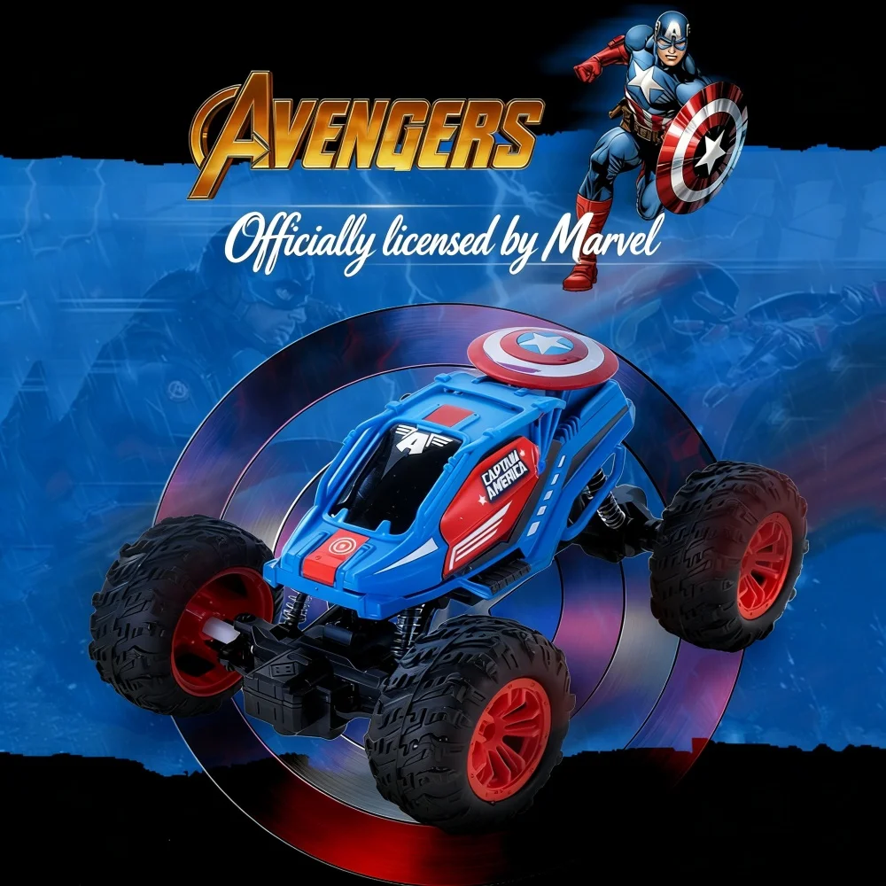 

Genuine The Avengers Stunt Climbing Vehicle Cartoon Superhero Captain America Serie Remote-Controlled Toy Car Boy Christmas Gift