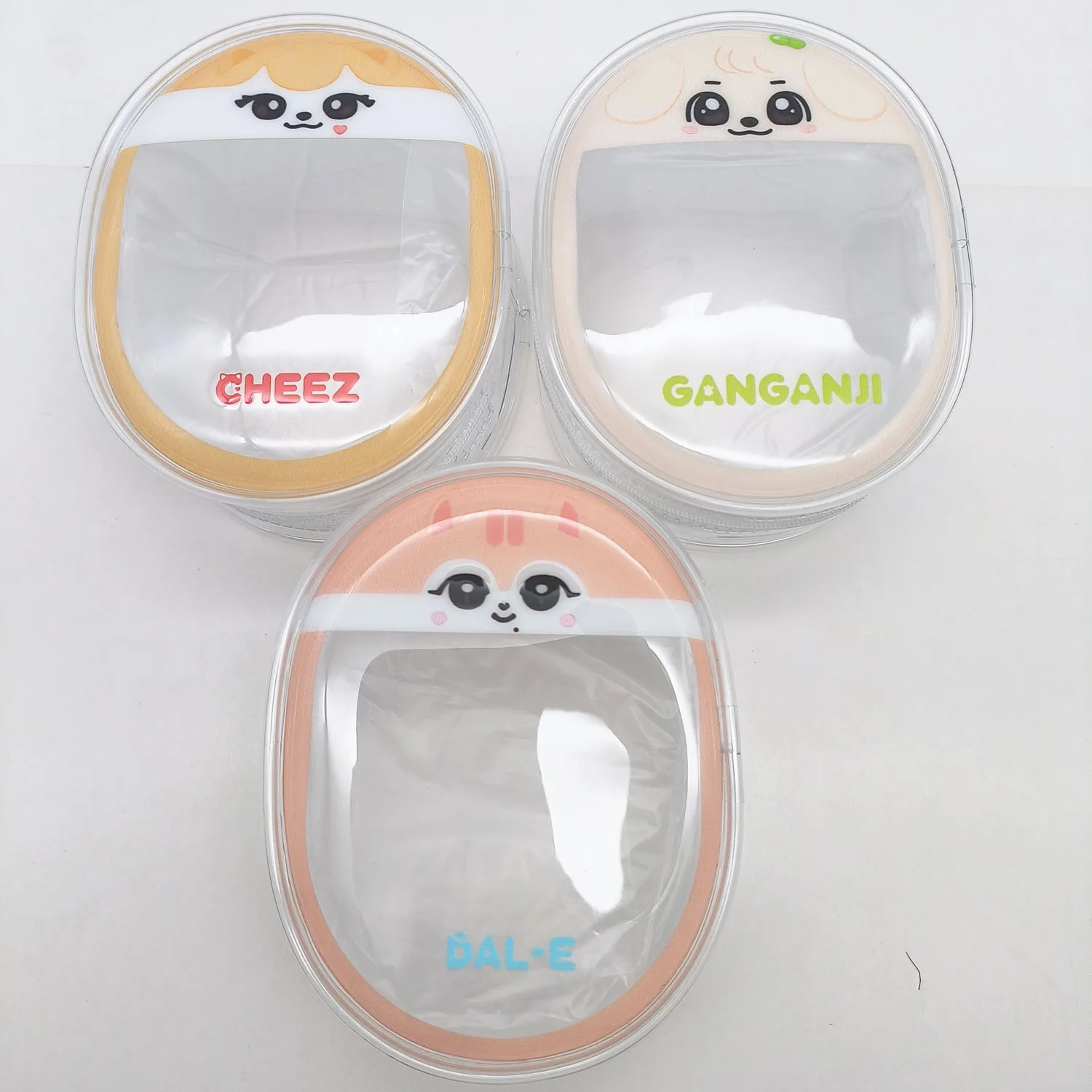 الحيوان الإبداعية حقيبة صغيرة دمية الديكور حقيبة 13.5*10.5*5 سنتيمتر الكرتون لطيف بولي كلوريد الفينيل حقيبة التخزين المنظم Wonyoung Yujin Rei Gaeul Leeseo Liz Kpop