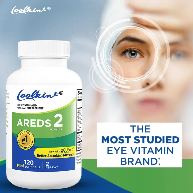 

AREDS 2 Eye Vitamin - Supports Healthy Vision, Blue Light Protection, Eye Health, Vegetarian, Antioxidant, Anti-Eyestrain
