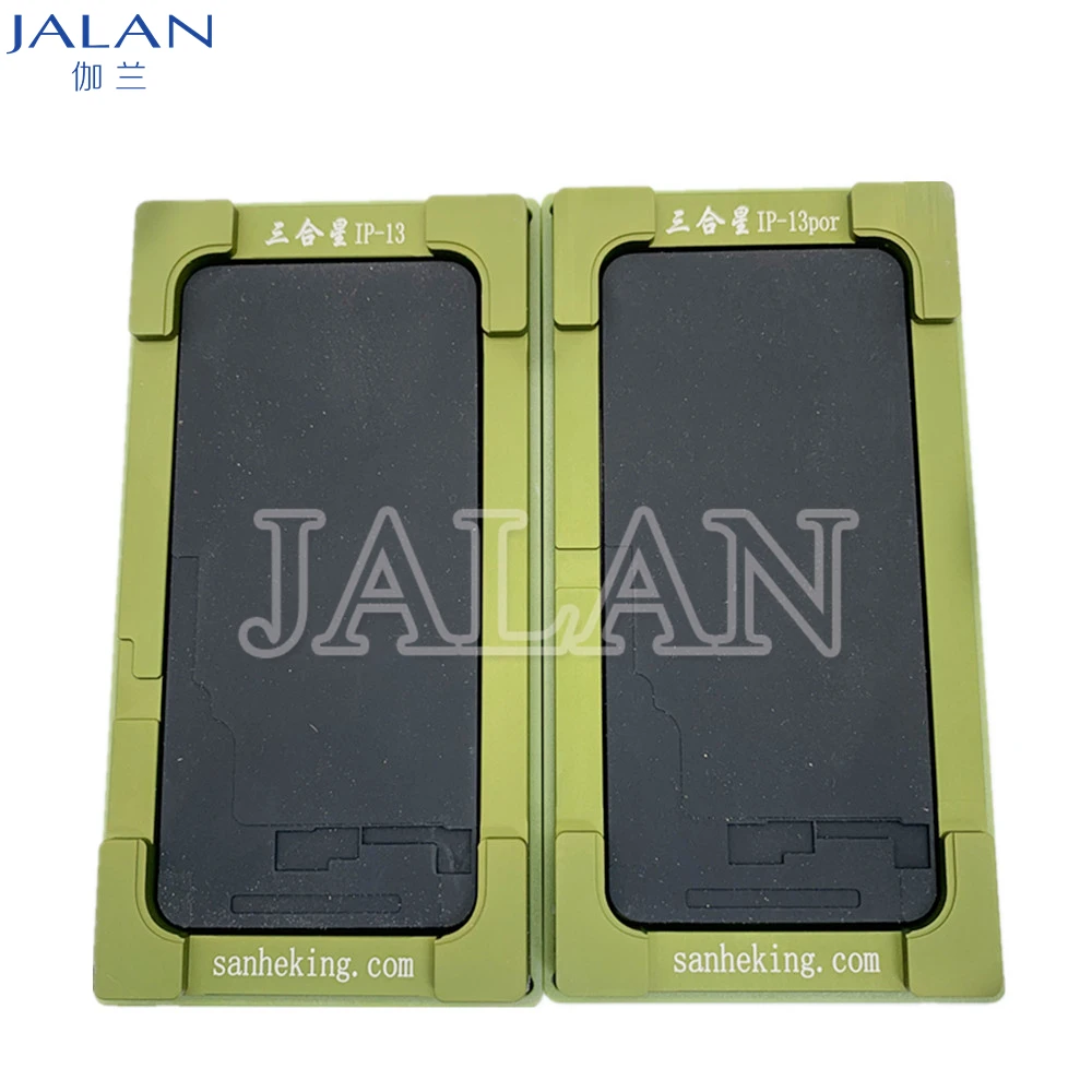 2 in 1 Green OCA Laminating Mould For iPhone 14 /14 Pro-X XsLCD Display Screen Glass Unbent Flex Cable Lamination Rubber Block