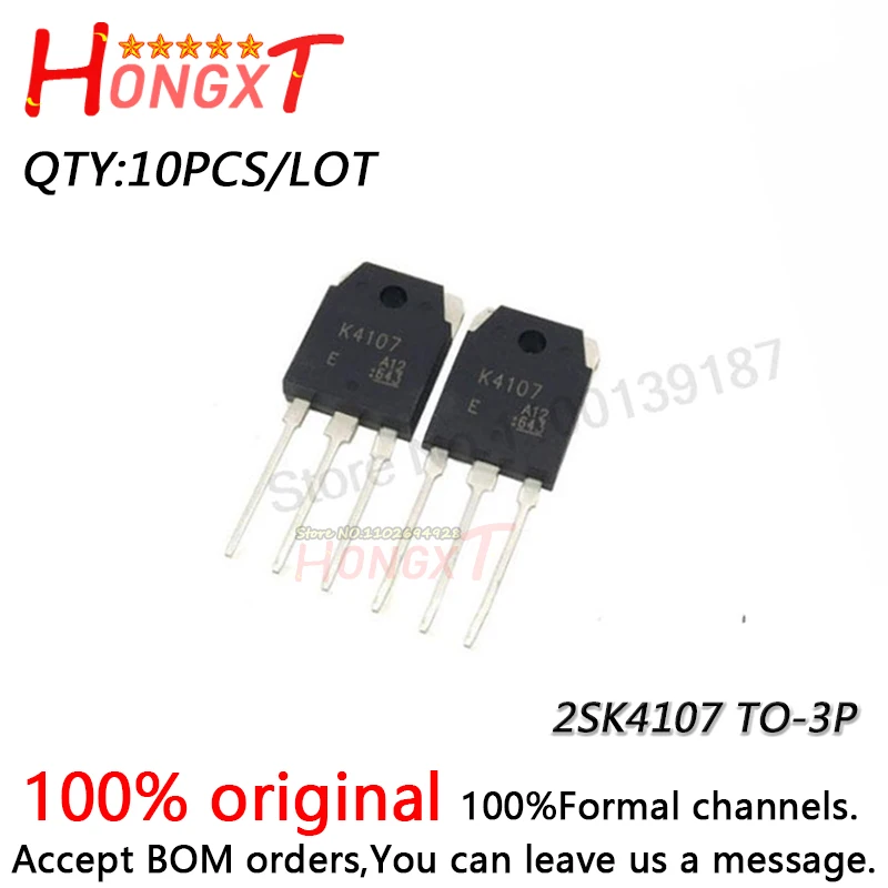 10PCS NEW K4107 2SK4107  500V 15A  K4107  2SK4108   500V 20A  TO-247  Switching Regulator