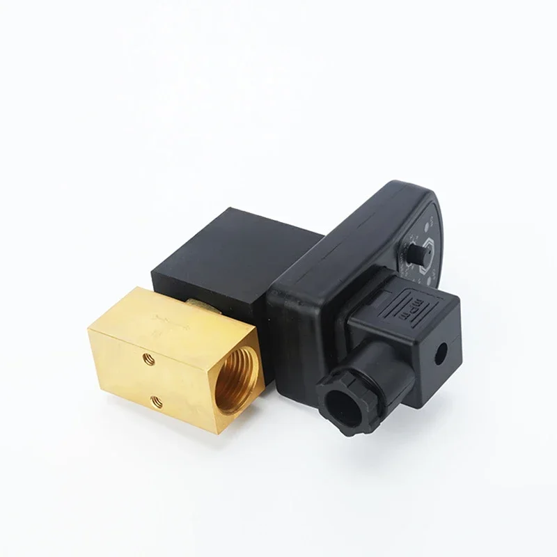 

Drain solenoid valve, two-way normally closed two-position two-way press