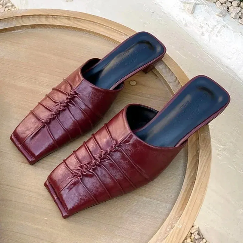 

Дизайнерские туфли-лодочки с украшением в горошек и узлом-бабочкой, женские элегантные босоножки на каблуке с острым носком и открытой спиной, роскошные свадебные туфли на каблуке