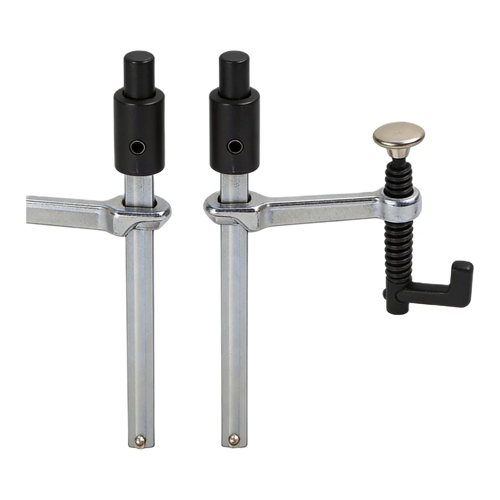 Clamp for 16mm Drilled Workbenches with Fast Acting Lever and 160mm Range for Secure Fastening in Woodcraft and Repair