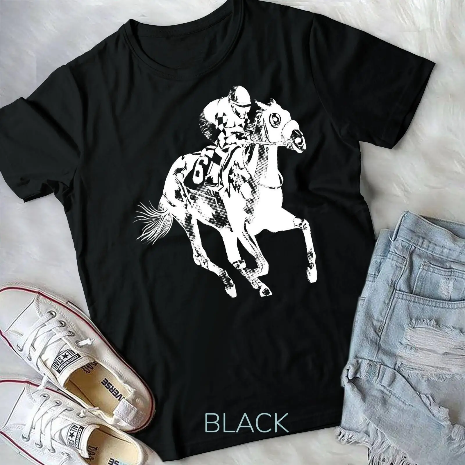 Funny Horseracing Jockey Rider Horseback Riding Lover Outfit Unisex T-shirt