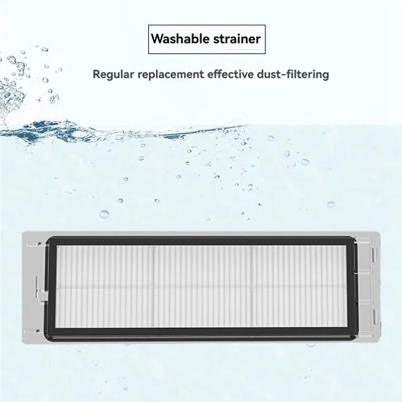 

16PCS Vacuum Cleaner Brush And Filter Set For Roborock S50 S51 SDJQR01RR SDJQR02RR Vacuum Cleaner Replacement Parts-AT64