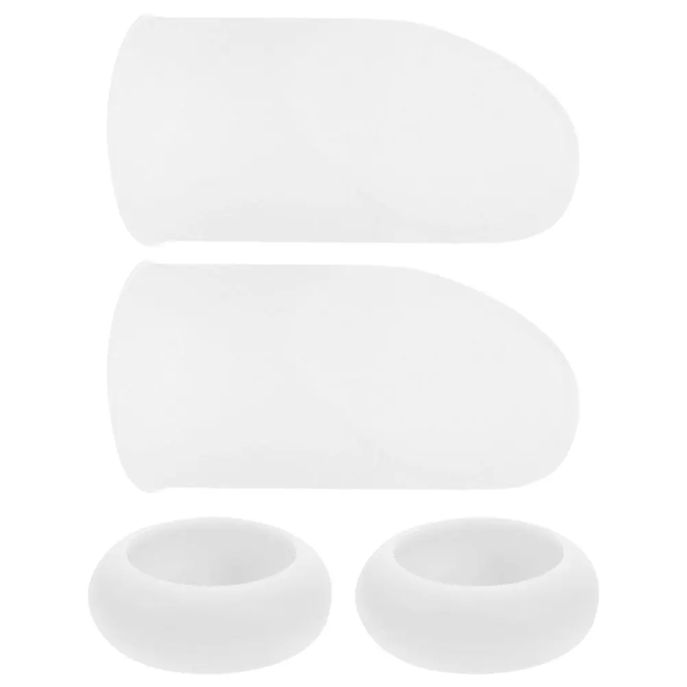 

4Pcs Teapot Spout Sleeve Lid Knob Cover Set Multifunctional Heat Resistant Elegant Color Design Practical Teapot Spout Cover