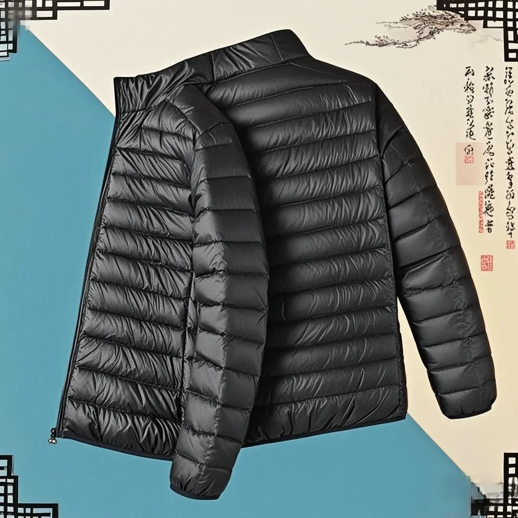 

Утепленная хлопковая куртка для мужчин среднего возраста, зимнее пальто, водонепроницаемое, с V-образным вырезом, без капюшона, удлиненное.