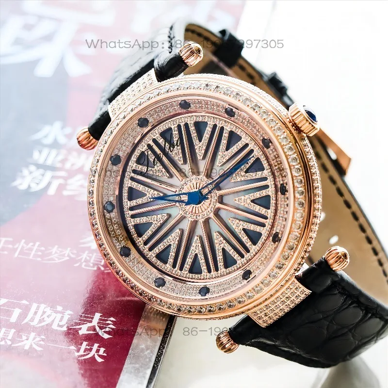 127 High-end Fashion Luxury Temperament Leather Quartz Wrist Watch