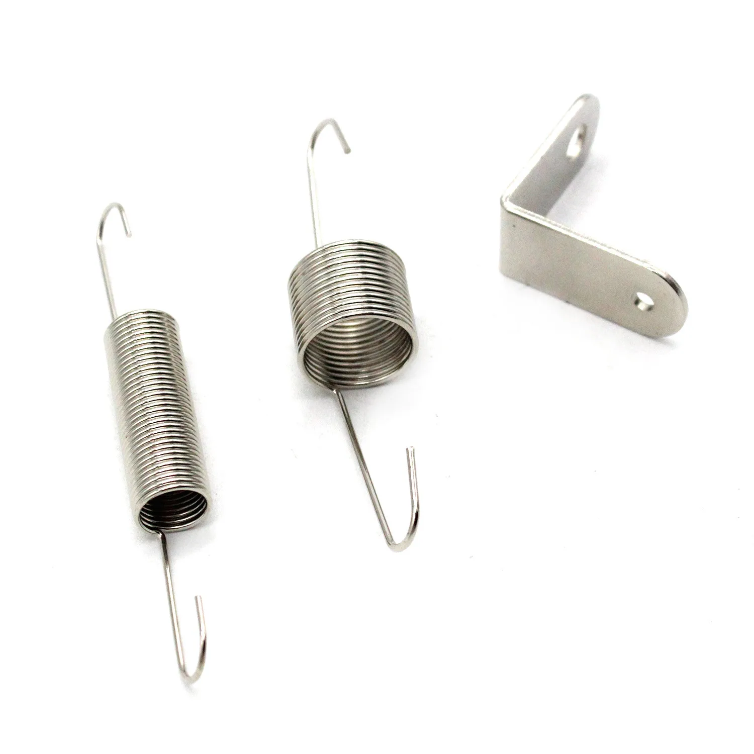 1set Chrome Throttle Return Spring Bracket Double Spring For SBC BBC 302 350 Car Interior Accessories Parts Replacement