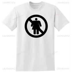 Funny No Fat Chicks T-Shirt Casual Fashion Loose Streetwear Humor Adult Joke Tshirt Hipster Hip Hop Comfort Breathe Man Clothing