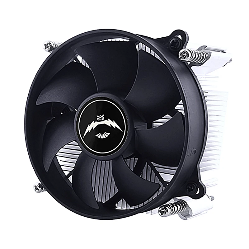 QiuzAim PC Radiator Aluminum Core Cooler Cpu Fan 4Pin/PWM Air-cooling Computer Processo installation LGA1150 1151 1155 1156 1200