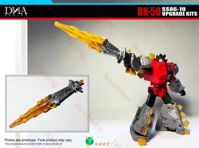 Spedizione in 48 ore DNA DK50 DK-50 SS86 Serie di film G1 Pacchetto di accessori per squadre di dinosauri ululanti con classico speciale