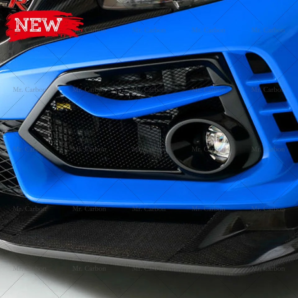 JS-STYLE FOG COVER FOR CIVIC HATCHBACK FK8/FK7 TYPE R CARBON GLASS