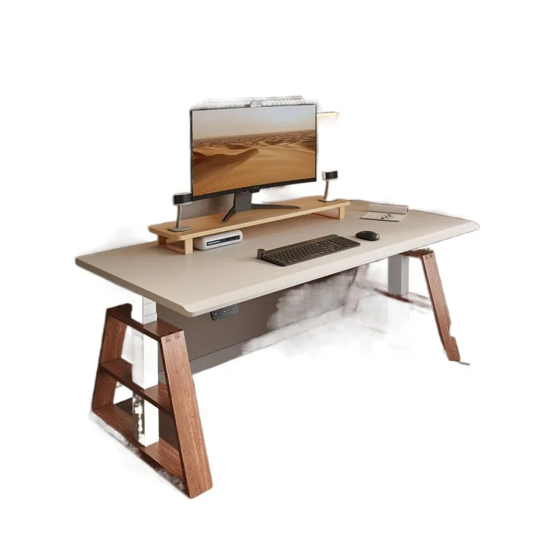Modern simple lifting computer desk, bedroom e-sports double table, integrated office