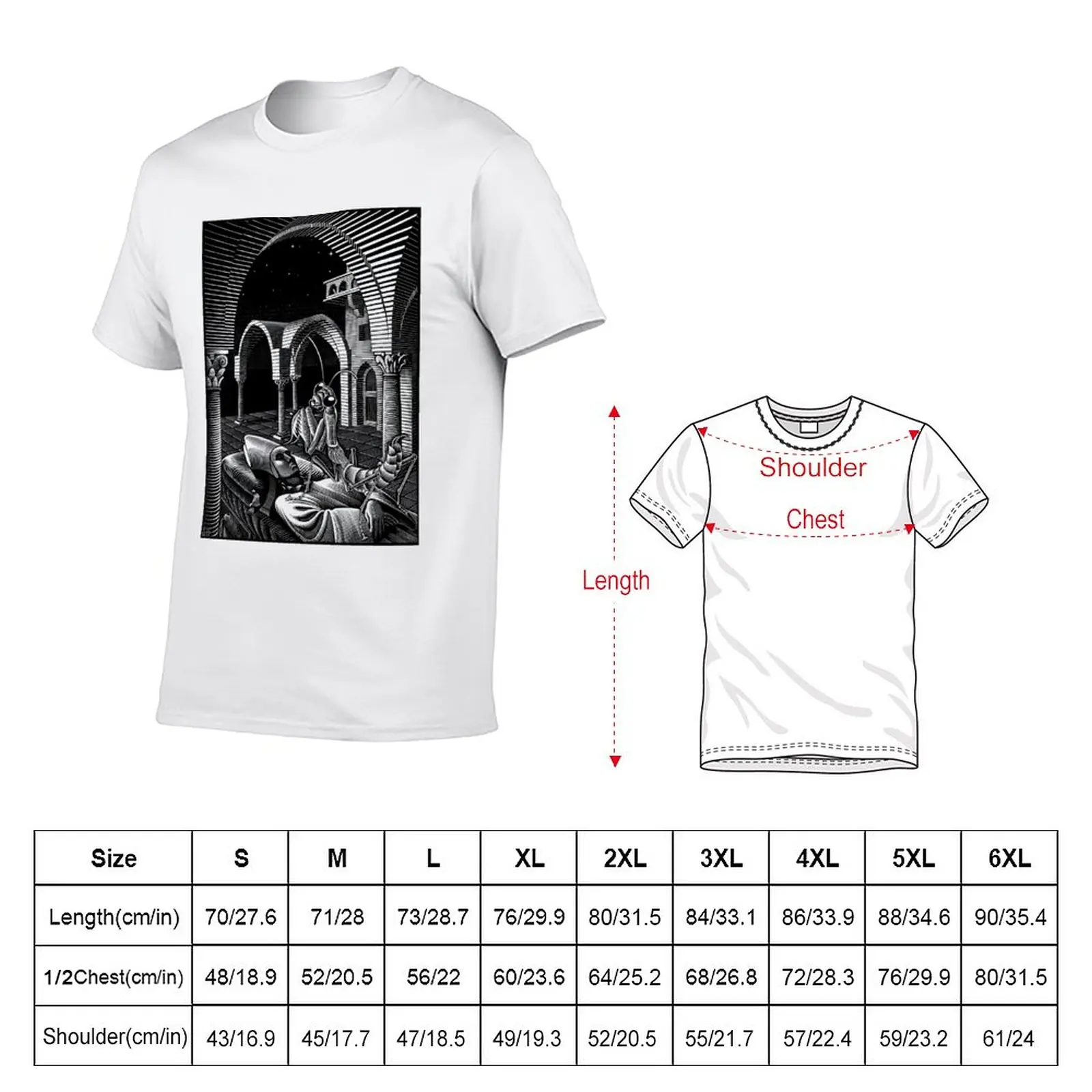 New M.C. Escher - Dream T-Shirt boys animal print shirt quick-drying t-shirt tshirts for men