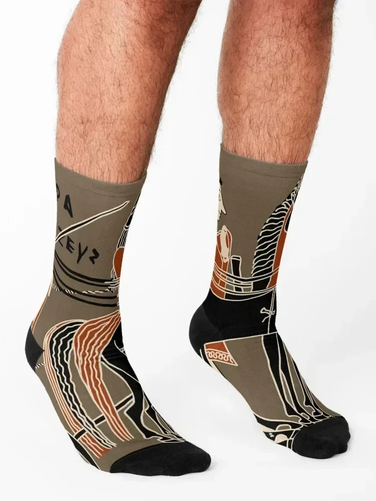 جوارب Zeus وHera and the Horae أفكار هدايا عيد الحب للأطفال جوارب رياضية مخصصة للرجال من القطن عالي الجودة للرجال والنساء #3