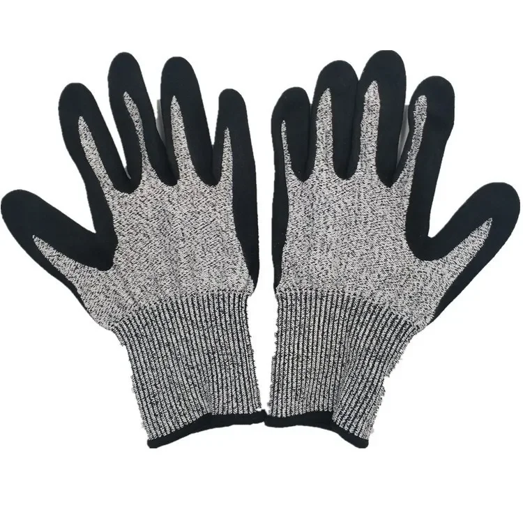 Guantes a prueba de cortes, a prueba de Cortes, a prueba de puñaladas y arañazos para trabajos de jardinería.