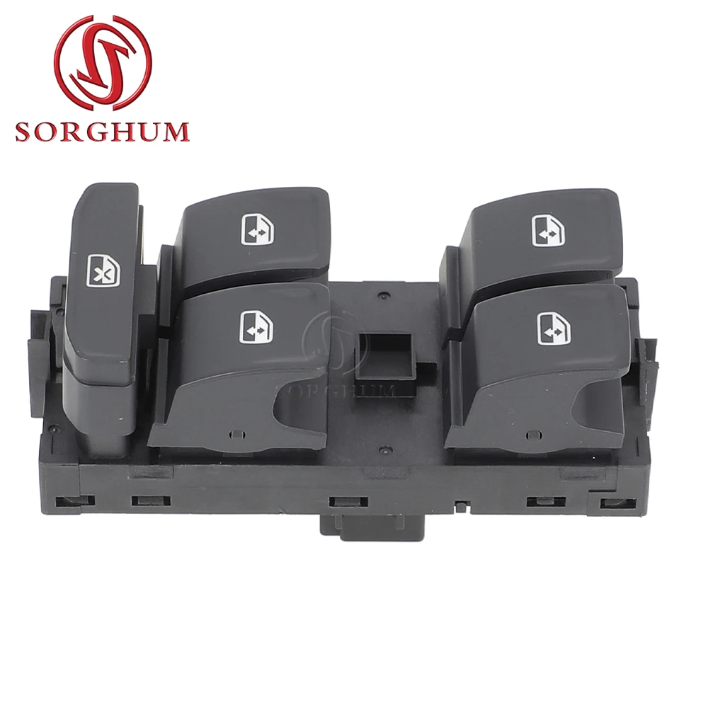مفتاح نافذة الطاقة من SORGHUM أمامي يسار 5JB959857 6V1959857 لسكودا رابيد فابيا 2013-2020 12 دبابيس ملحقات السيارات