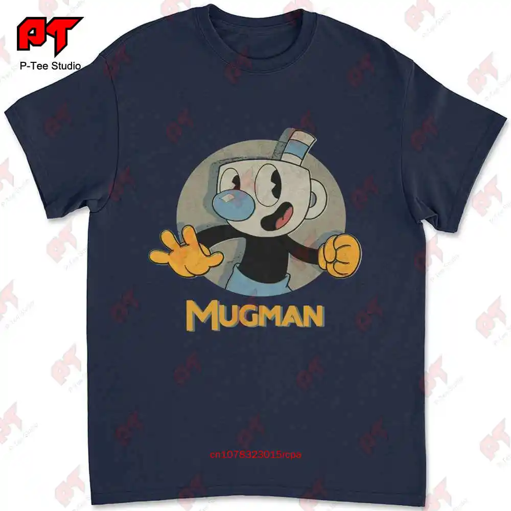 Cuphead Mugman Stamp Brand T-shirt M3ZH