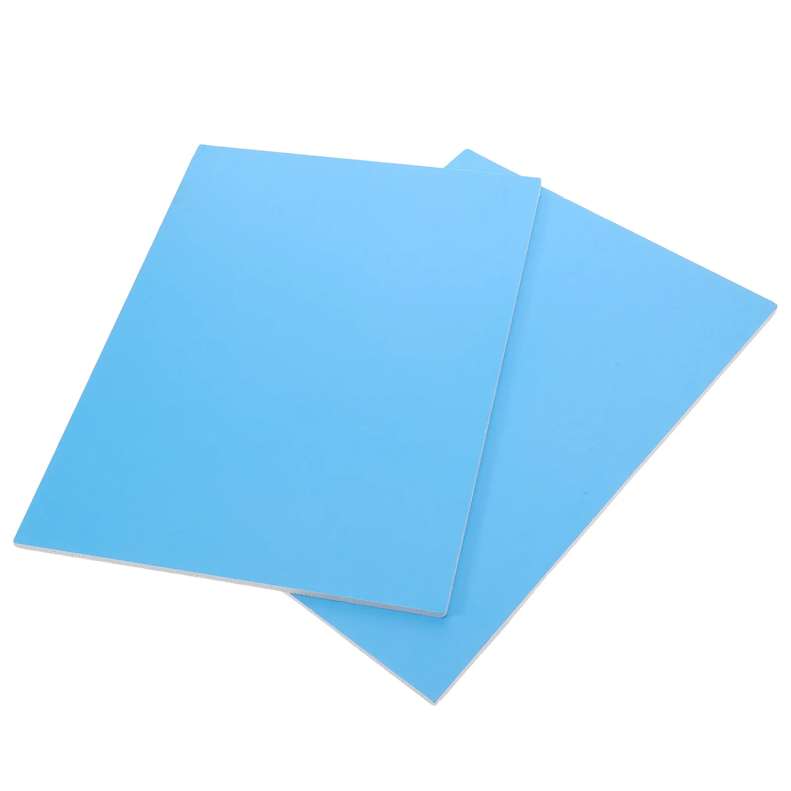 2Sheets A4 Blue Engraving Board Student Craft Paper Soft Thick Cardstock for Printmaking DIY Art Projects Painting Supplies