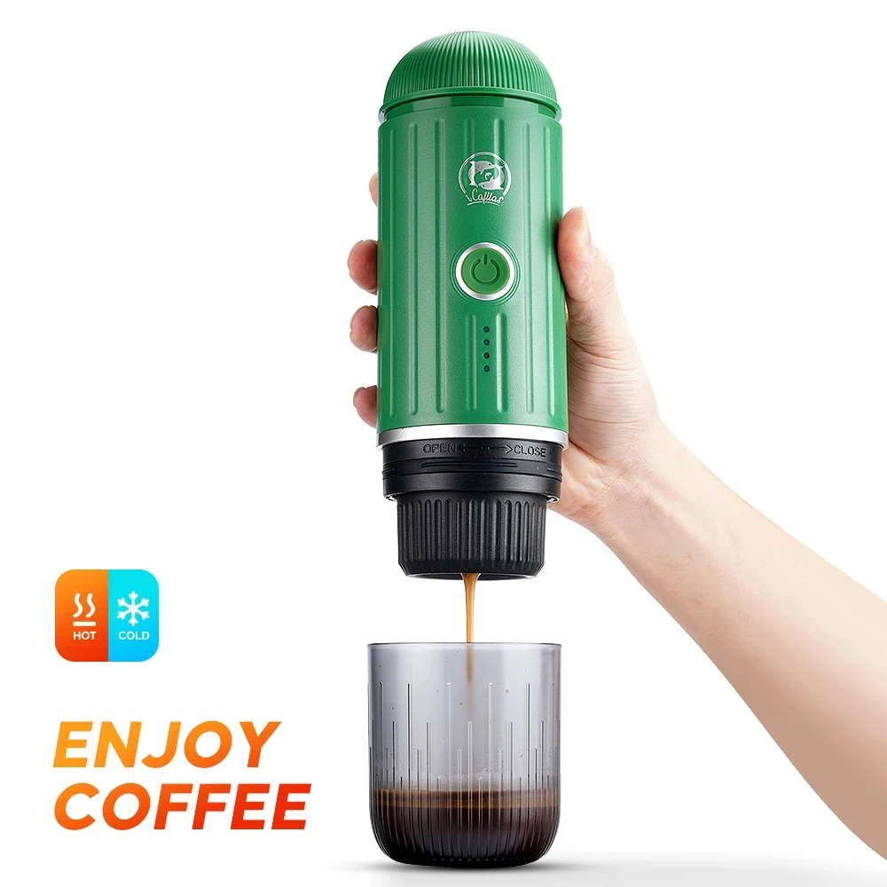 Portable Coffee Machine 40ml/70ml Expresso Coffee Maker 19BAR Fit Nexpresso Dolce Pod Capsule Coffee Powder for Car & Home