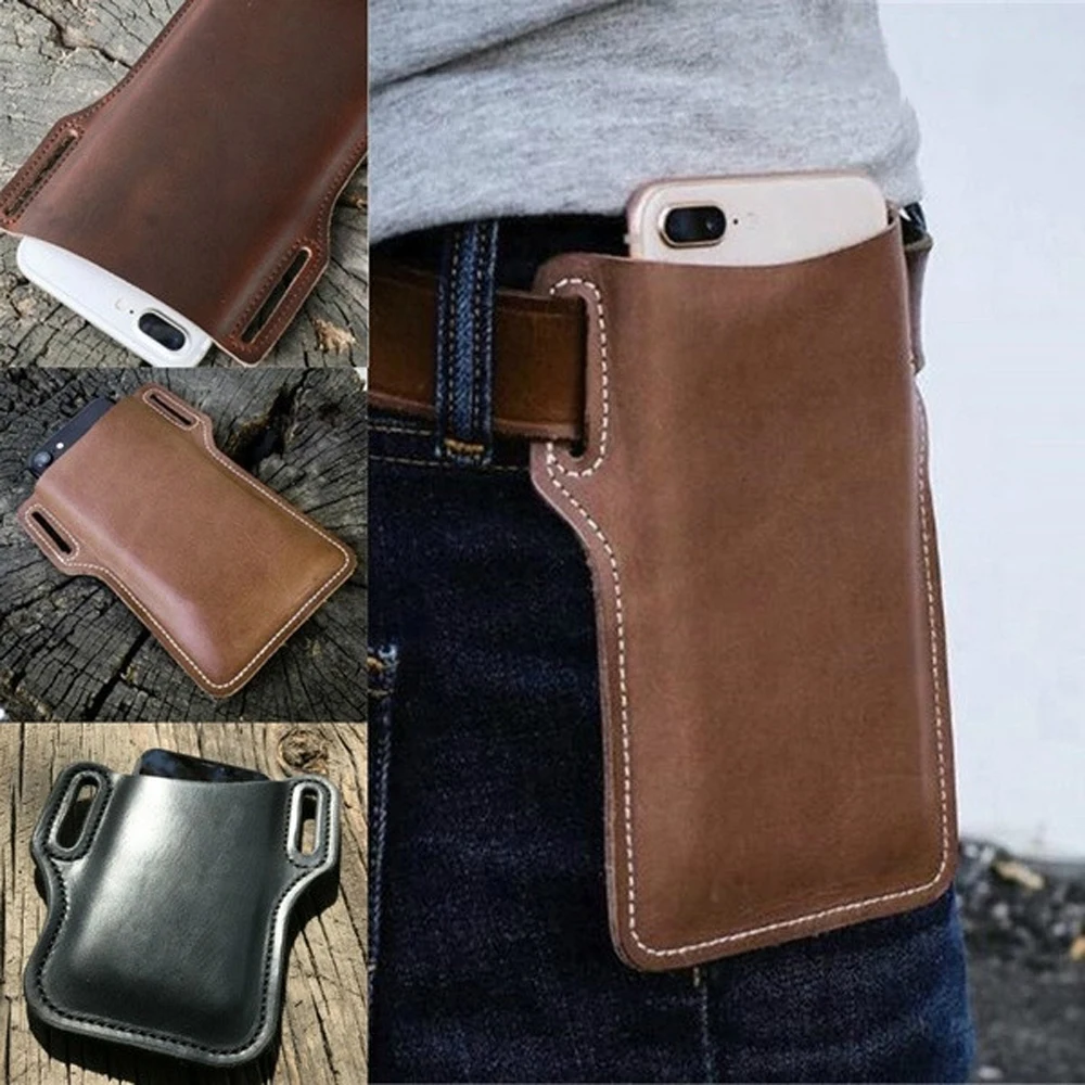 

Phone Case Cover Belt Clip Phone Holster Travel Hiking Mini Bags Mobile Phone Bag Waist Bag Vintage Pack