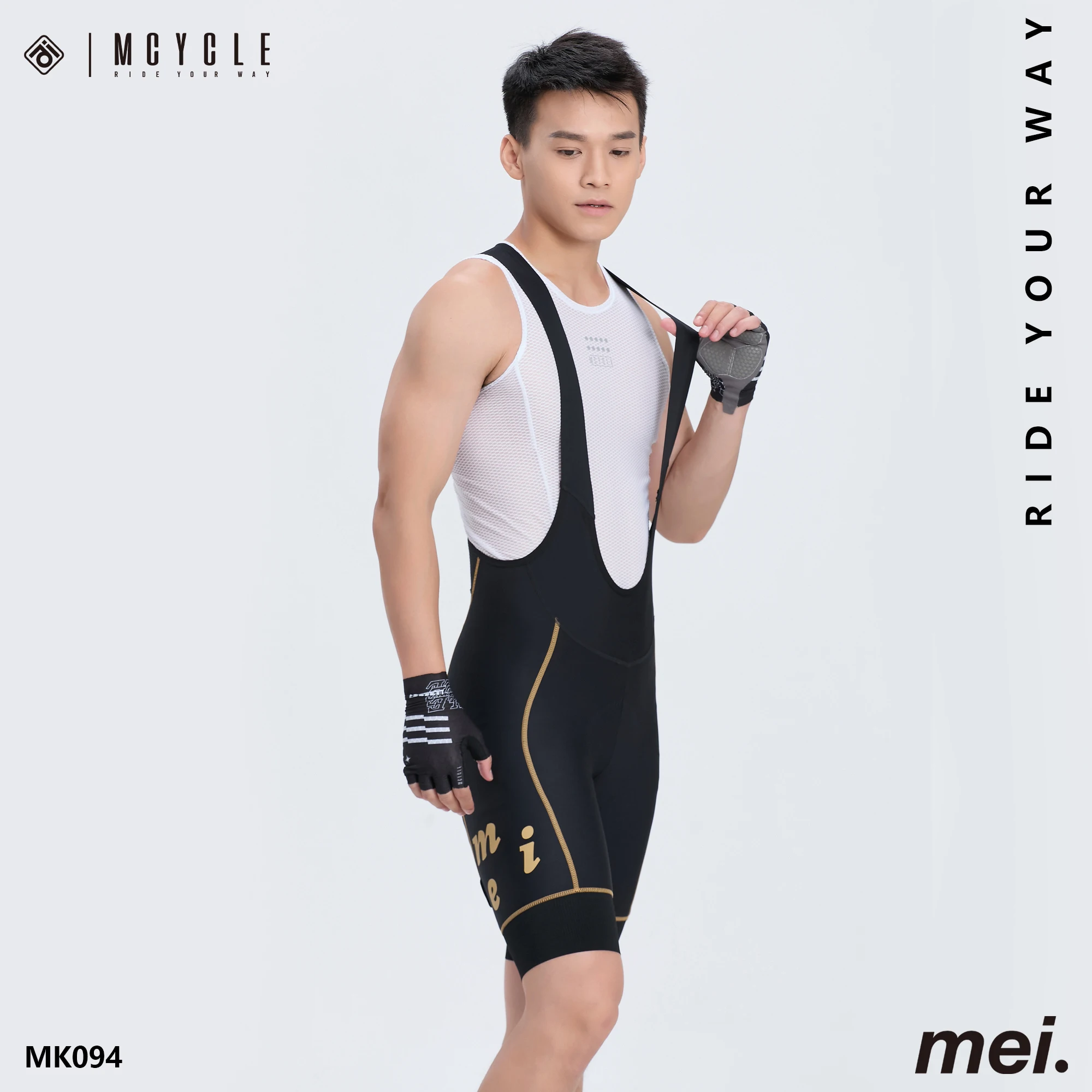 Mcycle New Style Bike Shorts Tights Customize Breathable Padded Women Bicycle Shorts Seamless Cycling Bib Short For Man
