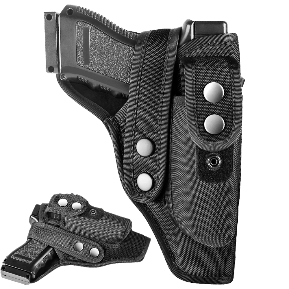 Funda para pistola IWB/OWB, funda para pistola de 9mm, soporte para pistola Glock 17 19 42 43 43x Ruger Sig Sauer S & W M & P 380 45ACP