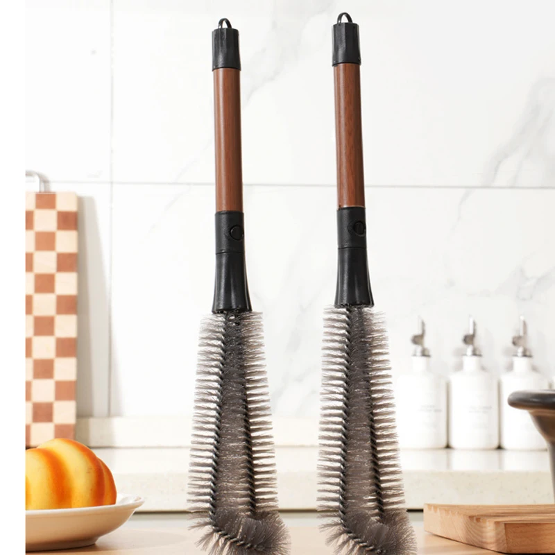 Bottle Cleaning Tool Cup Brush With Long Handle Kitchen Scrubber Cleaner For Mug Glassware Tumbler Home Apartment Cafe Dormitory
