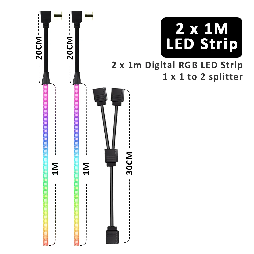 WeeTisa WS2812B ARGB LED Strip 6