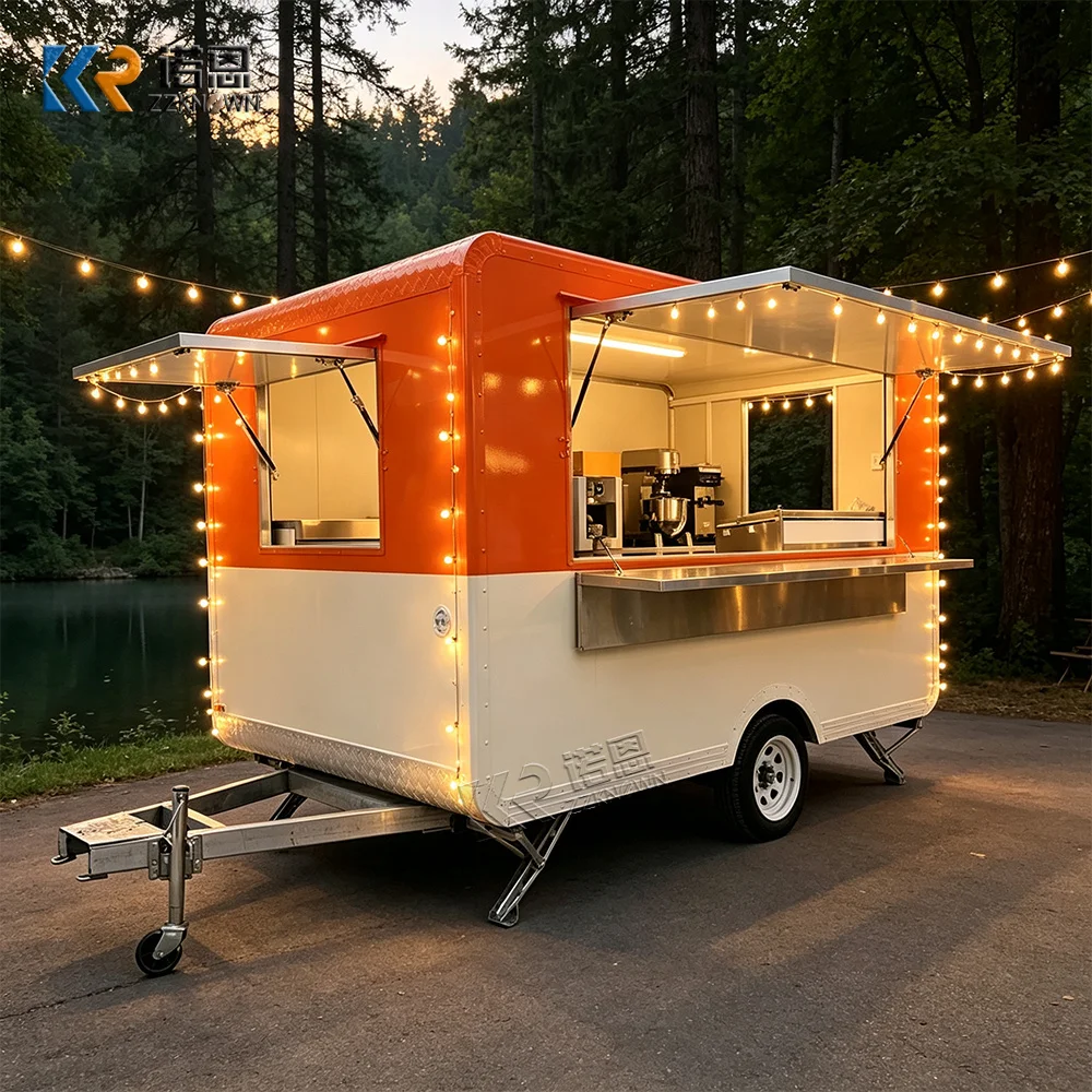 Coffee Equipment For Coffee Shop - Przyczepa gastronomiczna, mobilna kawiarnia, bar z