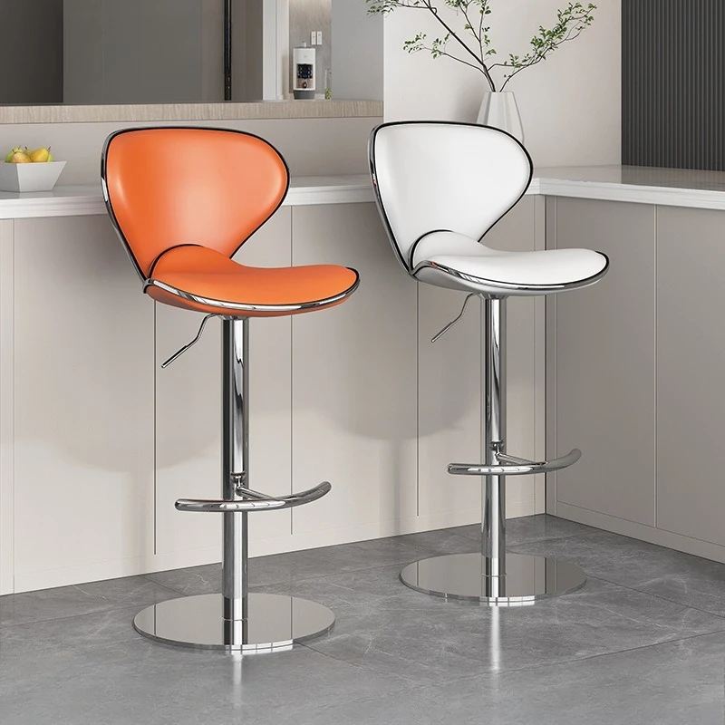 

Bar Chair Household Liftable High Stool Stool Modern Simple Bar Chair Cashier Front Desk Backrest Bar Stool