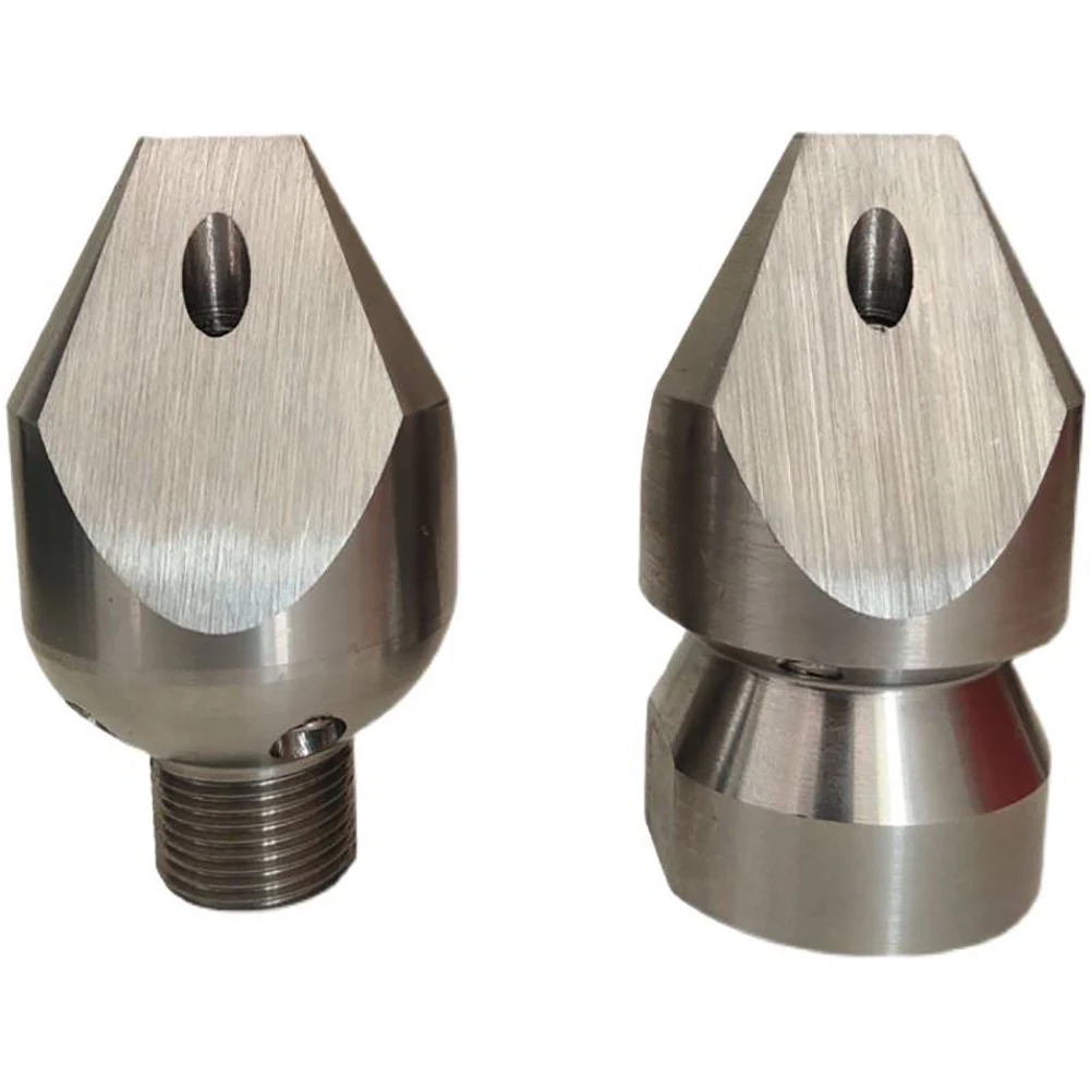 Inch Male Female Thread High Pressure Sewer Cleaning Nozzle to Dredge Stainless Steel Municipal pipeline Washing