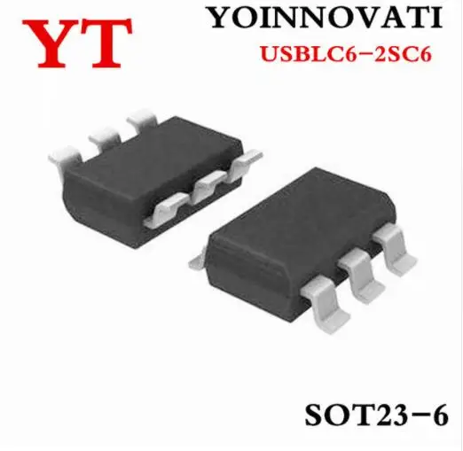 15PCS 100PCS USBLC6-2SC6 23-6 USBLC6 Best quality