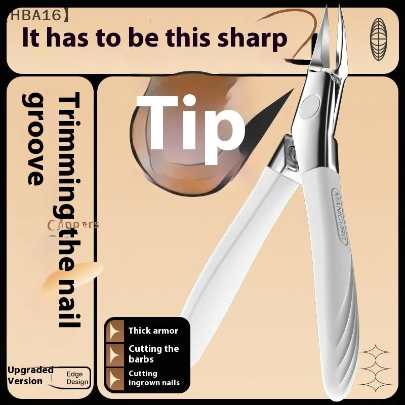 Nagelknipser Zehennagelknipser für dicke Nägel für Senioren mit gebogener Diagonalklinge für eingewachsene Nägel mühelos Zehen