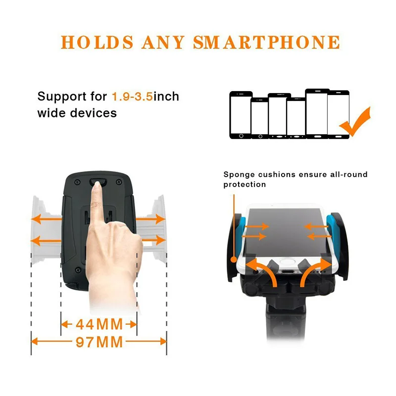 Supporto per telefono da auto supporto per auto con presa d\'aria CD per supporto per iPhone supporto per telefono cellulare supporto per Smartphone