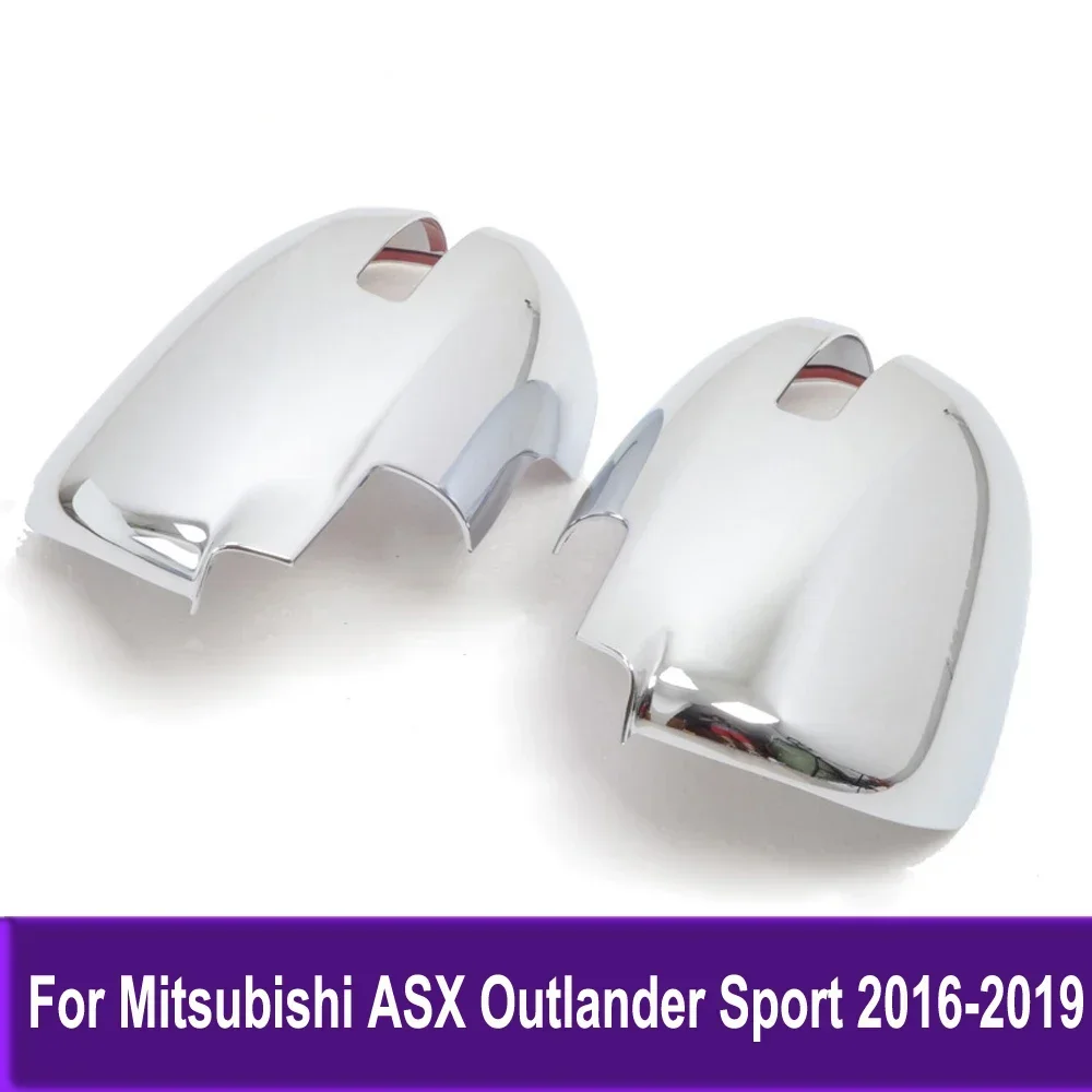 

Накладка на боковую дверь для Mitsubishi ASX Outlander Sport 2016 2017 2018 2019, хромированная накладка на зеркала заднего вида, автомобильные аксессуары